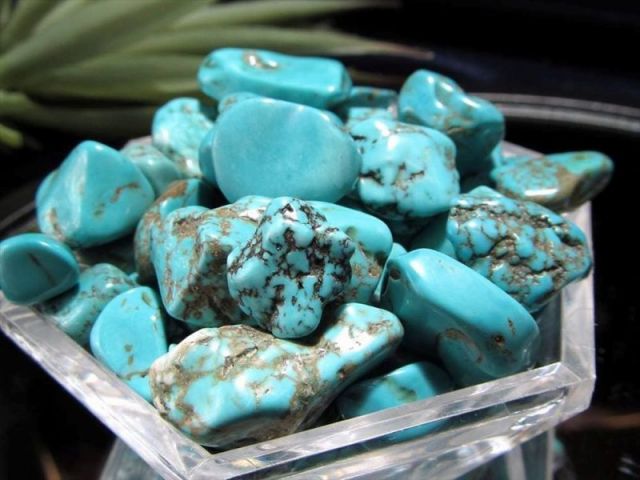 大粒タイプ 天然染色 ターコイズ さざれ 約200入り 粒の大きさ約8mm