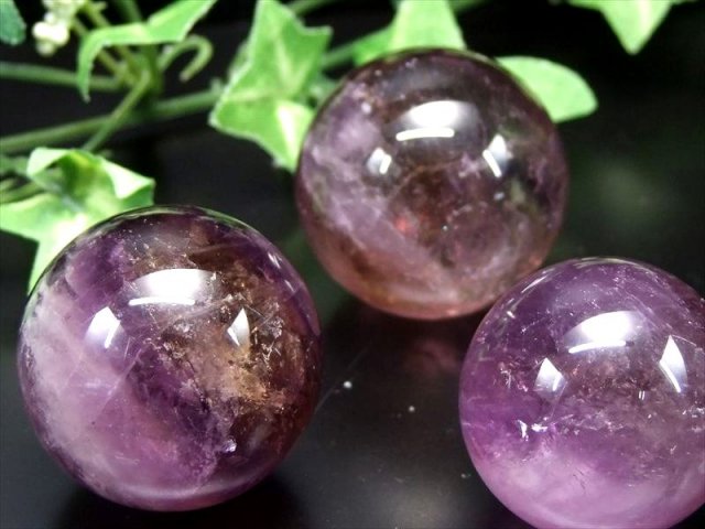 アメトリン 丸玉 1個売り 直径約23mm-25mm 紫黄水晶 透明 愛の守護石