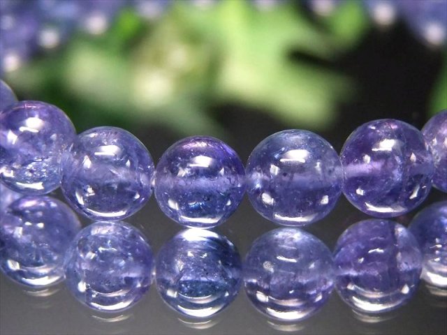 店頭展示中 過去最高品質 S級 宝石質 タンザナイト ブレスレット 6.5mm
