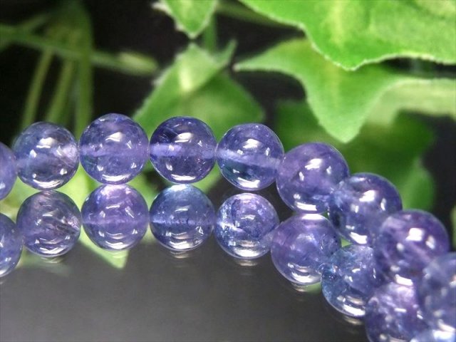店頭展示中 過去最高品質 S級 宝石質 タンザナイト ブレスレット 6.5mm