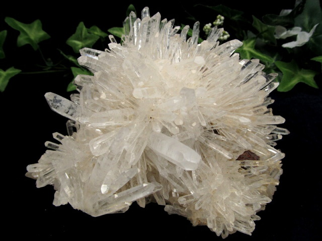微細結晶クラスター　（中国） 水晶 クラスター 【中国 四川省産】 最高品質 原石 【鬮石（くじいし