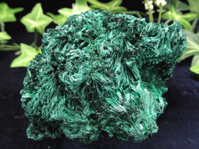 貴重 マラカイト 原石 幅86mm 重さ224g ベルベットの様な煌めき 1点物