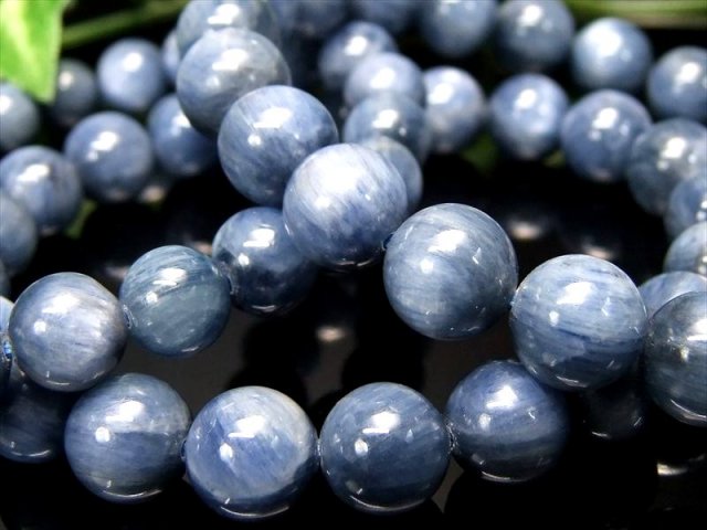 3A カイヤナイト ブレスレット 8mm-8.5mm×23珠前後 独特の美しい濃色