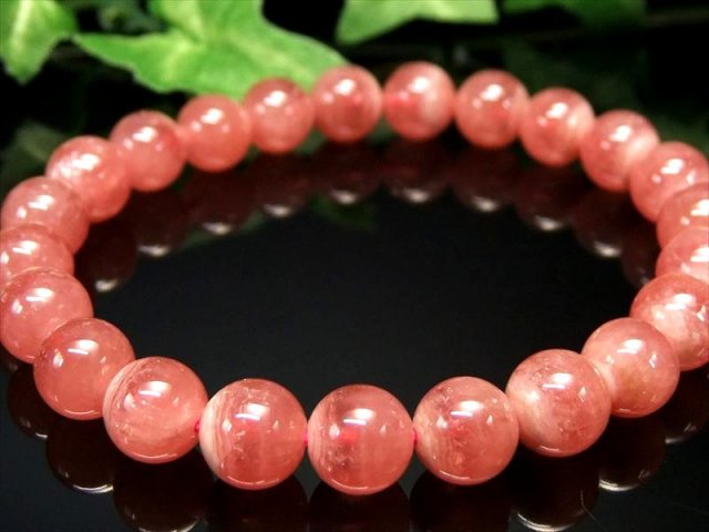 4A+ 1粒売り インカローズ ロードクロサイト 約8mm-8.5mm珠 情熱的な恋