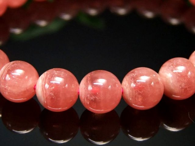 4A+ 1粒売り インカローズ ロードクロサイト 約8mm-8.5mm珠 情熱的な恋