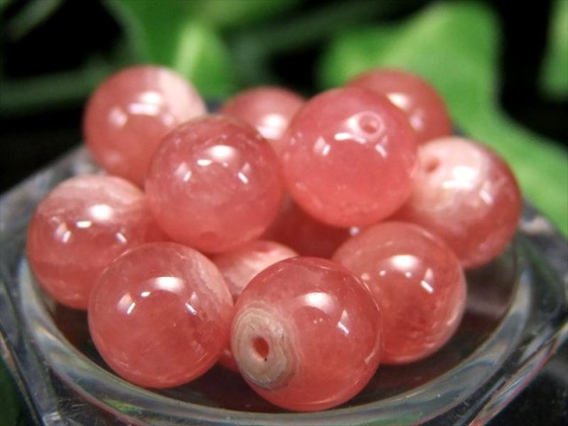 4A+ 1粒売り インカローズ ロードクロサイト 約8mm-8.5mm珠 情熱的な恋
