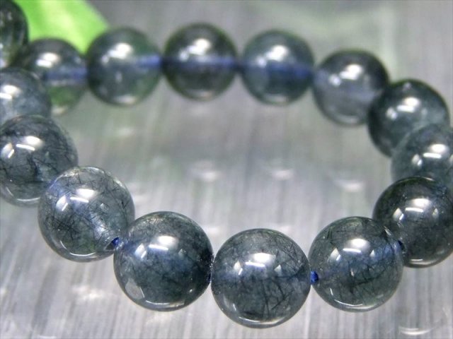 希少 5A 1粒売り ブルールチル インディゴライト サゲニティック