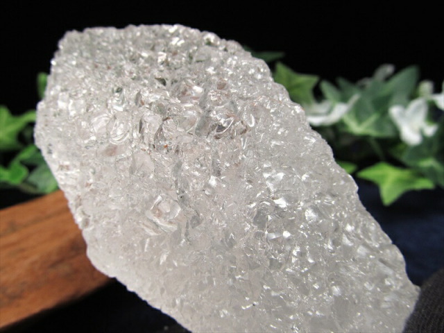 ヒマラヤ水晶 アイスクリスタル ニルヴァーナクォーツ 原石 最大幅 103mm 重さ282g 強力なパワーを持つ水晶 近年発見された水晶 ネパール産