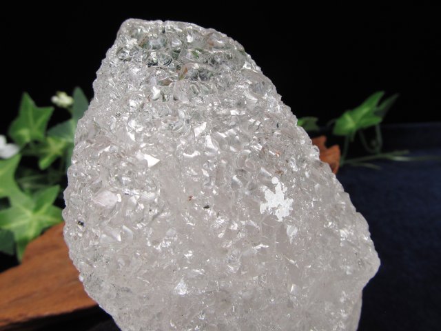 ヒマラヤ水晶 アイスクリスタル ニルヴァーナクォーツ 原石 最大幅 106mm 重さ 390g 強力なパワーを持つ水晶 近年発見された水晶 ネパール産