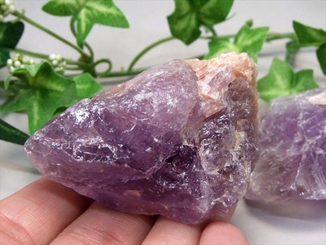 産地直送 希少産地 アメジスト 紫水晶 ロッククリスタル たっぷり300g