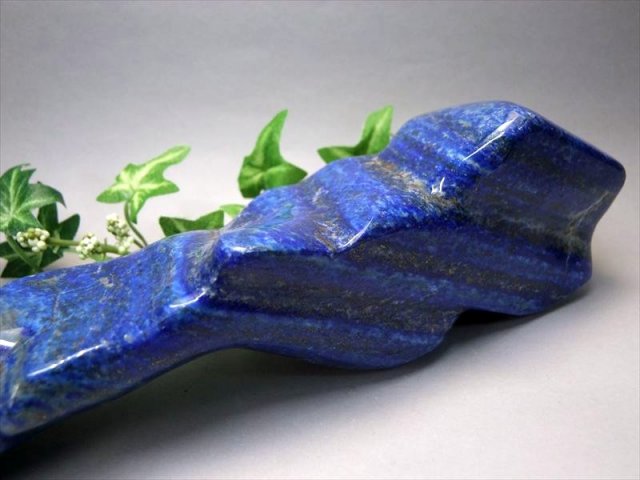 【高品質】ラピスラズリ　置石　幸運の石 高品質】ラピスラズリ 置石 幸運の石