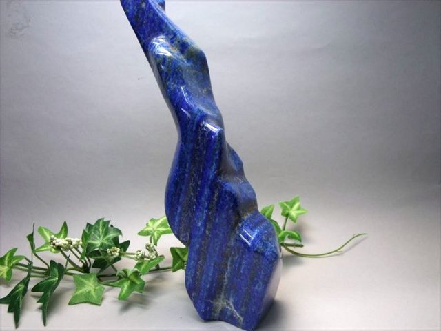 特大 高品質 ラピスラズリ 磨き原石 重さ965g 最大幅205mm 最強の幸運