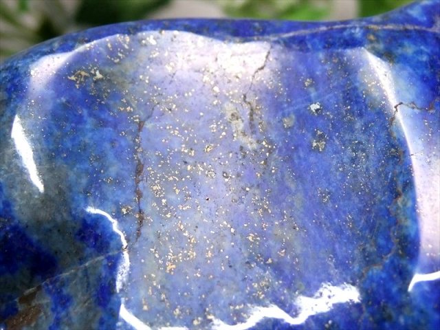 【高品質】ラピスラズリ　置石　幸運の石 高品質】ラピスラズリ 置石 幸運の石