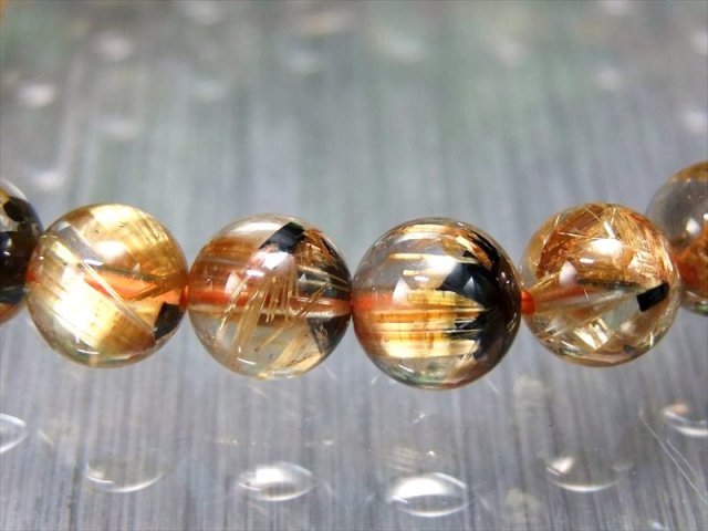 超透明 力強い雷神ルチル 5A+ 雷神ゴールドタイチンルチルクォーツ