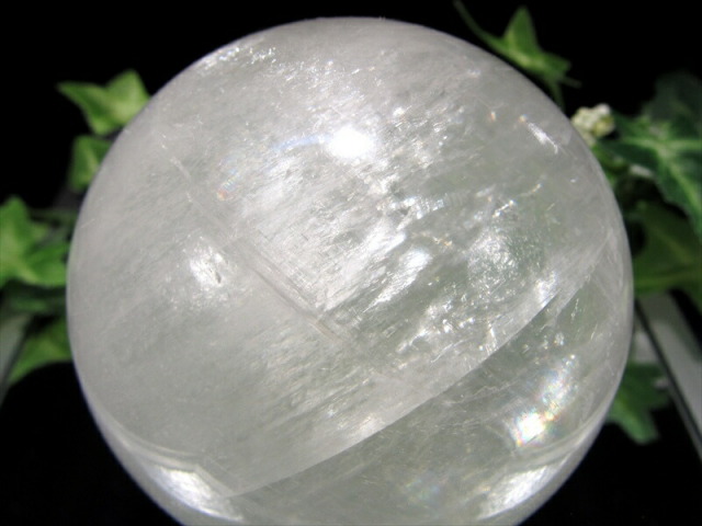 4A ホワイトカルサイト 丸玉 直径70mm 重さ499g エネルギーの増幅と強力な浄化の石 神秘的な美しさ 方解石 ブラジル産 パワーストーン 天然石