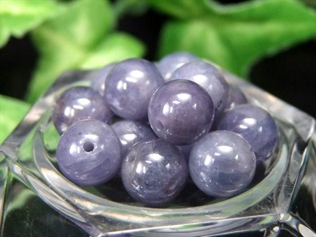 限定25珠 2A+ タンザナイト バラ珠売り 1粒売り 約7.5mm 透明感のある美麗ブルー ブルーゾイサイト 霊力を授ける魔法の石 タンザニア産 パワーストーン 天然石