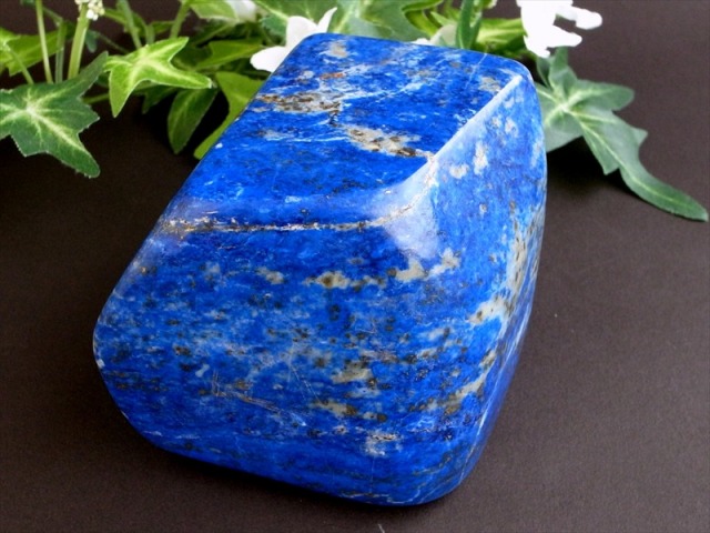 4A ラピスラズリ 磨き原石 タンブル 最大幅87mm 重さ804g 幸運の象徴 世界最古のパワーストーン ラピスラズリタンブル アフガニスタン産 パワーストーン