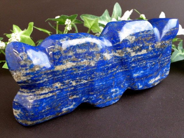 4A ラピスラズリ 磨き原石 タンブル 最大幅141mm 重さ501g 幸運の象徴 世界最古のパワーストーン ラピスラズリタンブル アフガニスタン産 パワーストーン