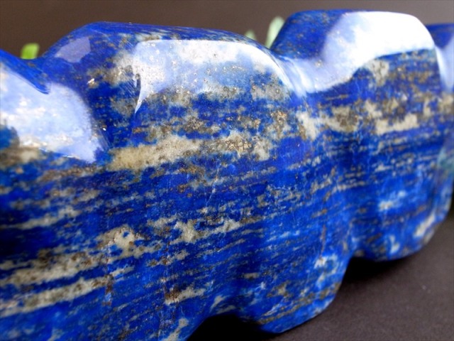 4A ラピスラズリ 磨き原石 最大幅141mm 重さ501g 幸運の象徴 世界最古