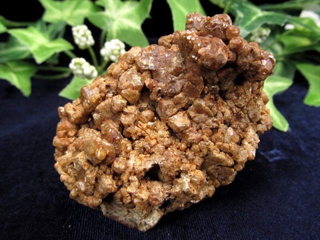 希少 国産原石 アンドラダイトガーネット 原石 幅59mm 重さ137g 持ち主の魅力を高めて恋愛運を向上させる天然石 奈良県吉野郡天川村白倉谷鉱山産