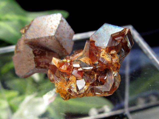 希少 国産原石 Mサイズ レインボー ガーネット アンドラダイト