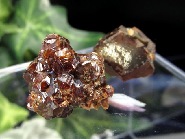 希少 国産原石 Mサイズ レインボー ガーネット アンドラダイト