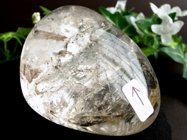 0402-236 水晶?　特大天然石　パワーストーン 天然水晶 原石 大きい クラスター 台座付き 11.4kg 送料無料