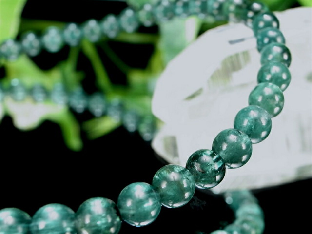 S級 インディゴブルートルマリン インディゴライト ブレスレット 4mm-4.5mm×43珠 電気石 10月誕生石 心身を安定させる石 極上一点物 ブラジル産