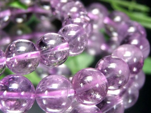 AA ラベンダーアメジスト アメジストエレスチャル ブレスレット 9mm