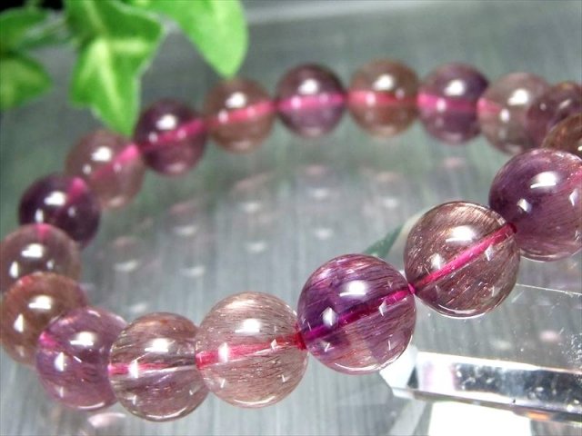 激レア産地 限定1本 S級 スーパーセブン ブレスレット 10.5mm-11mm×17