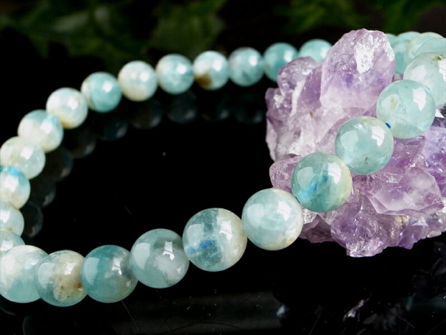 幻の宝石 グランディディエライト ブレスレット 6.5mm-7mm×28珠 限られ