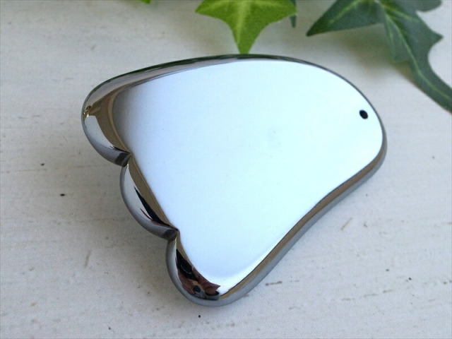 大特価 テラヘルツ鉱石 かっさ 紐通し穴有り 携帯用ポーチ付き 縦約