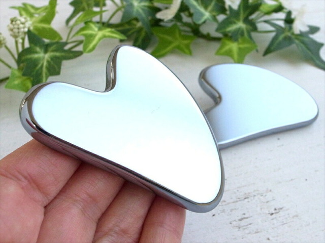 大特価 テラヘルツ鉱石 かっさ 羽型 ハート型 携帯用ポーチ付き 縦約75mm×横約50mm 1個売り つやつや光沢で鏡のような表面 2020年 検査機関にて検査済み