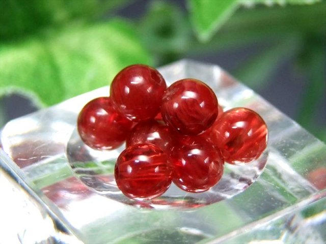 限定53粒 5A 1粒売りレッドアンデシン 粒売り 4.5mm-5mm 全珠キャンディレッド 中性長石 本当の自分に近づく変化を促す石 チベット産 パワーストーン 天然石