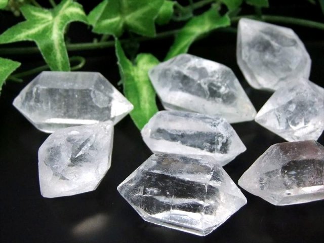 天然の両剣水晶 ジンバブエ産 ダブルポイントクォーツ 両剣水晶 50gセット 一袋7-8個入り ダブルターミネイテッド水晶 強力な浄化能力