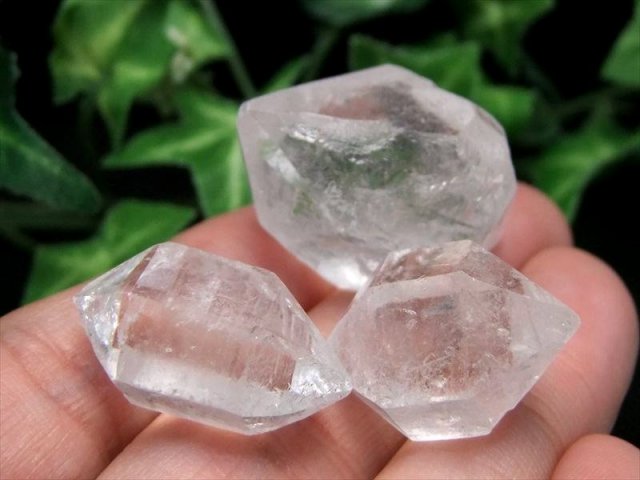 天然の両剣水晶 ジンバブエ産 ダブルポイントクォーツ 両剣水晶 50g