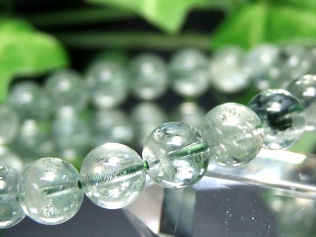 抜粋鑑別済み 虹入り 5A グリーンオリゴ クレース 天然フェルドスパー ブレスレット 7.5mm-8mm×24珠 サンストーンの母体となる鉱物 一点物 タンザニア産