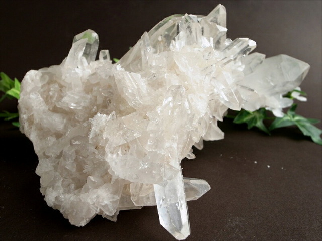 地球最後の秘境』 4A マニカラン産 水晶 クラスター 最大幅168mm 重さ