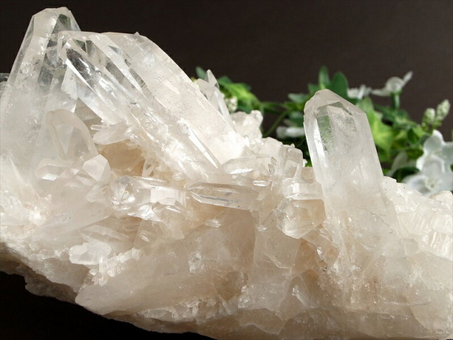 地球最後の秘境』 4A マニカラン産 水晶 クラスター 最大幅168mm 重さ