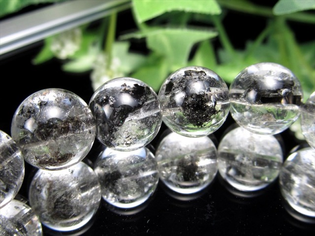 虹入り 4A エレスチャルクォーツ ブレスレット 11mm-11.5mm×19珠 最強