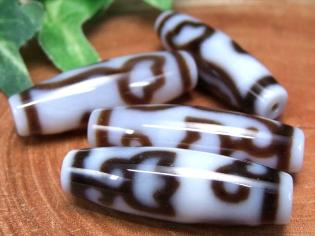 高級白天珠 水蓮花白天珠 すいれんかしろてんじゅ 縦約37mm-39mm 1個