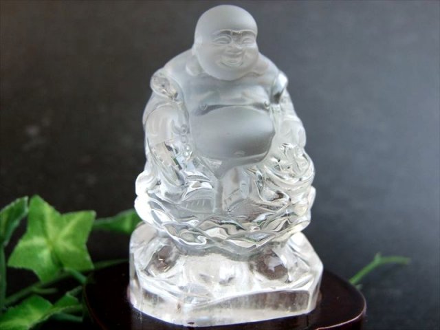 極上品超透明天然七福神布袋様水晶