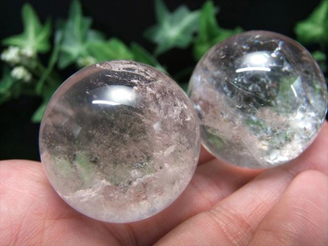 天然透明水晶 丸玉 直径38mm-40mm すべての浄化と純粋さの象徴 お守り