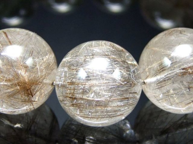迫力の大珠 超透明 輝く銀針 4A シルバールチル ブレスレット 18.5mm-19mm×13珠 針バランス良タイプ ブラジル産 bl-p-g パワーストーン 天然石