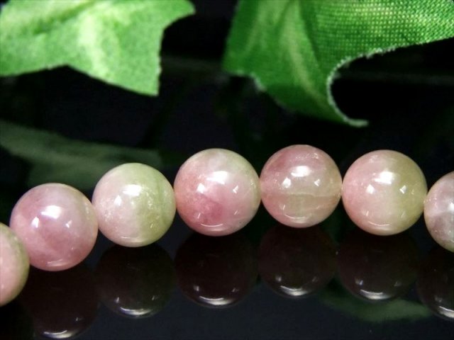 明るめカラー 4A ウォーターメロン トルマリン ブレスレット 7.5mm-8mm