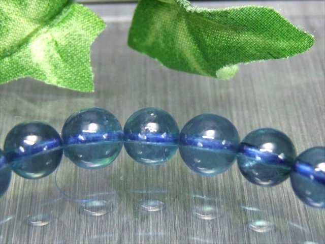 サンタマリアブルー 最高級S級 アクアマリン ブレスレット 8mm-8.5mm