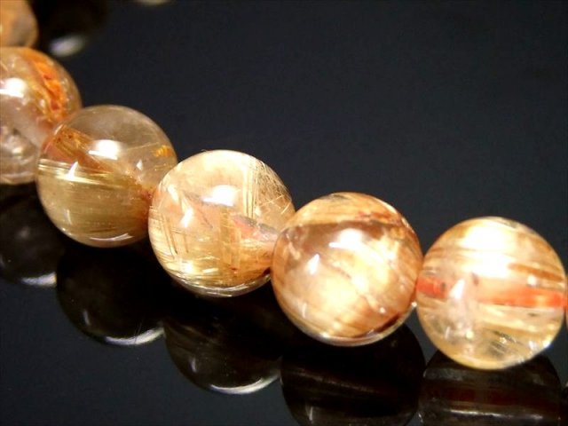 キャッツアイ効果あり 5A キャッツアイ ゴールドルチルクォーツ