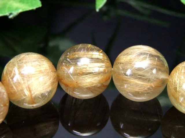 ？？？ 極上 金針密集 ゴールドルチルクォーツ 12mm｜内径17cm 迫力の束針 5A タイチン多め ゴールドルチル クォーツ ブレスレット