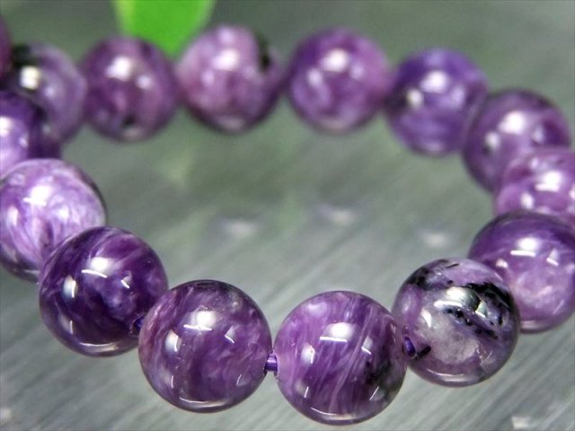 美マーブル 4A チャロアイト チャロ石 ブレスレット 8mm×24珠 妖艶マーブル 鮮やかパープル 人徳を高める 一点もの ロシア産 パワーストーン 天然石 癒しPO