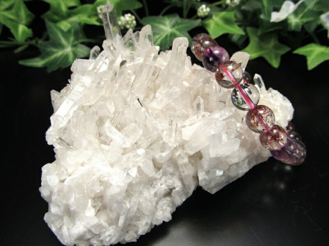 4A 四川省産 水晶 クラスター 最大幅101mm 重さ375g 透明 超人気針状